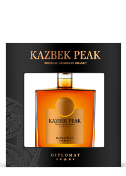 KAZBEK PEAK BRANDY DIPLOMAT...