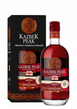 KAZBEK PEAK BRANDY SAPERAVI...